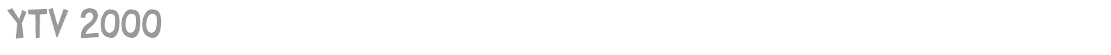 YTV 2000 font preview